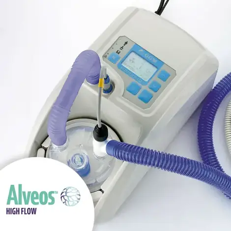 Alveos HF 2900D with circuit and cannula