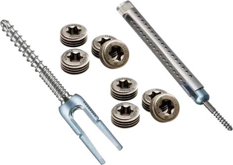 Tornillos e instrumental Unomis
